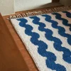 moroccan-checkered-blue-rug (3) Moroccan Checkered Blue Rug – Handmade Berber Wool Rug | ASBED Cooperative