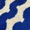 moroccan-checkered-blue-rug (4) Moroccan Checkered Blue Rug – Handmade Berber Wool Rug | ASBED Cooperative